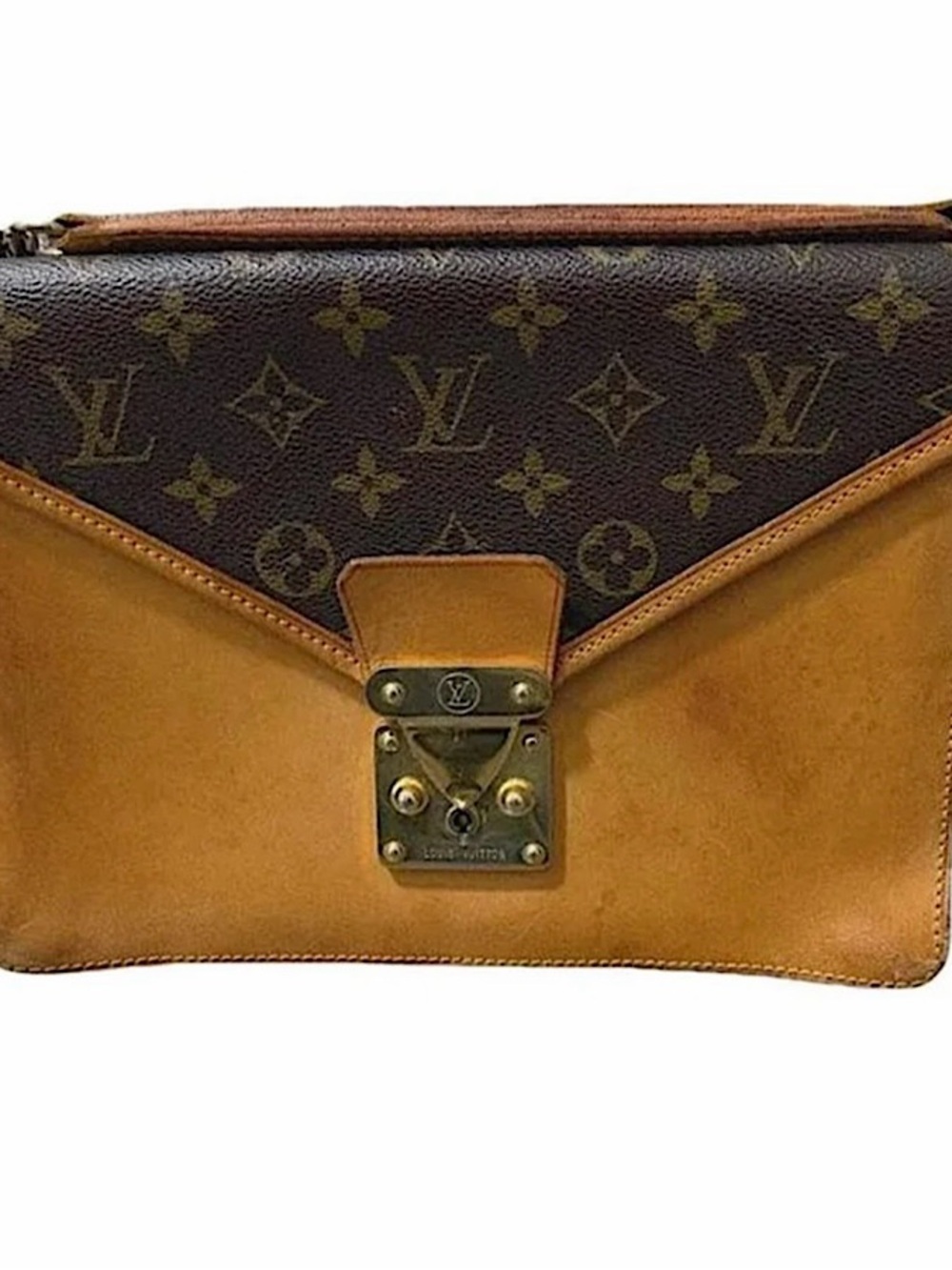 Authentic Louis Vuitton Vintage Sac Biface 2 Way Crossbody Bag - Picture 2 of 9